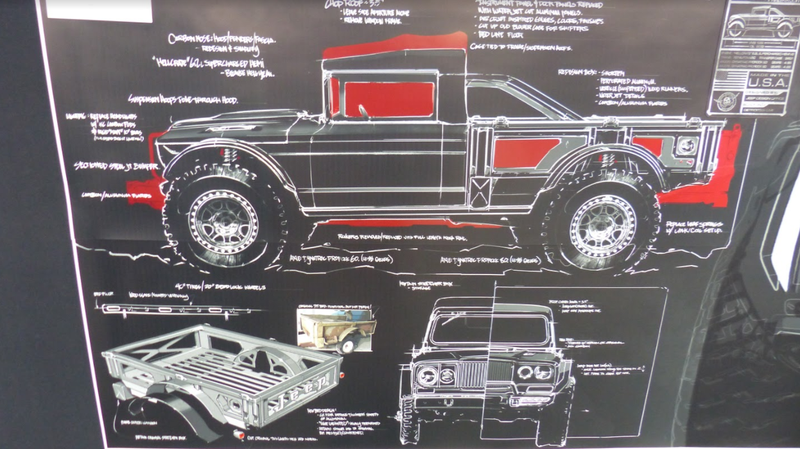 Illustration for article titled The Jeep M-715 'Five-Quarter' Is a 700+ HP Convertible Military Supertruck